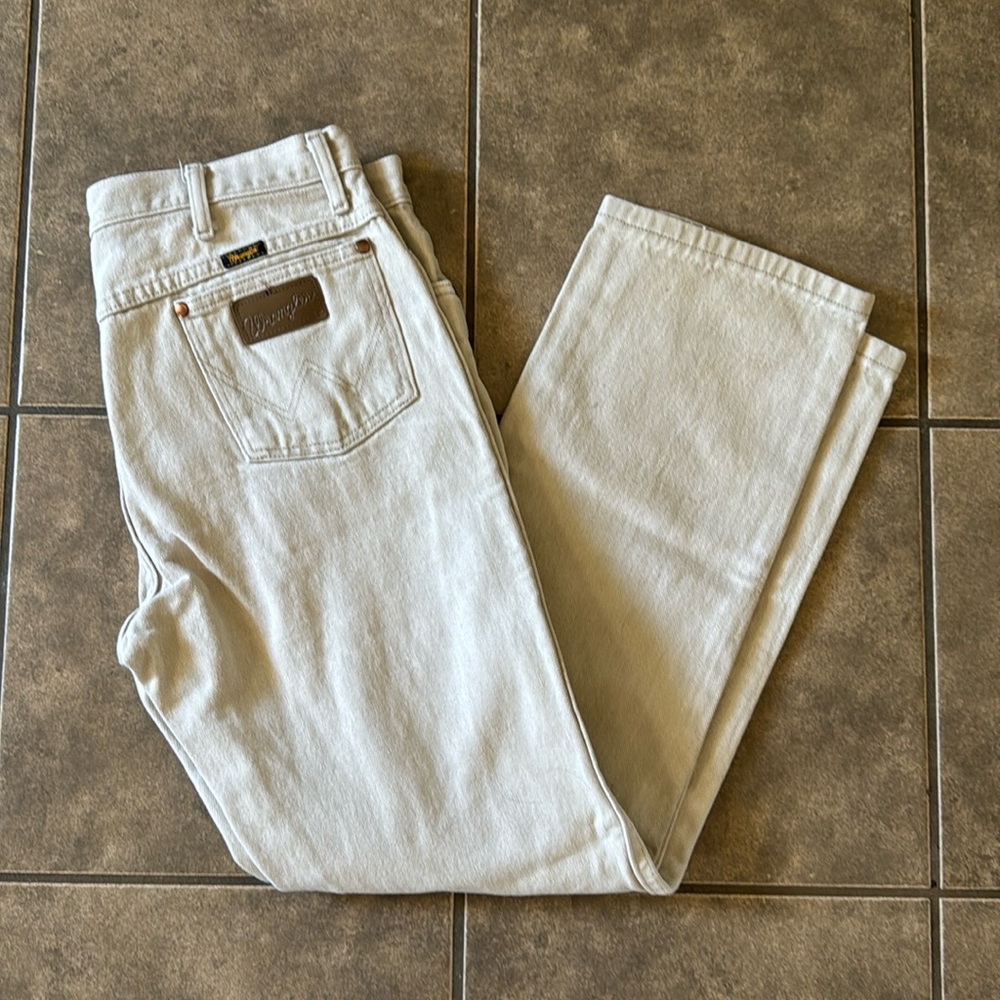 Wrangler 936 Tan Pants Size 35x32